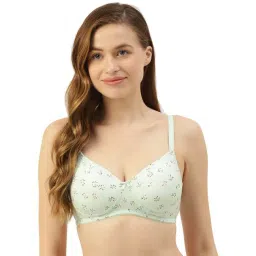 Leading Lady Green Non-Wired Non-Padded Push-Up Bra-picture-20