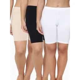 Leading Lady Multicolor Shorts - Pack of 3-picture-28