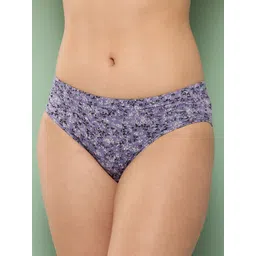 Leading Lady Pack Of 3 Printed Mid Rise Hipster Brief image 3