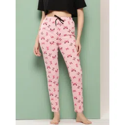 Leading Lady Pink Cotton Printed Pyjamas-picture-16