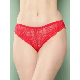 Leading Lady Red Lace Bikini Panty-picture-30