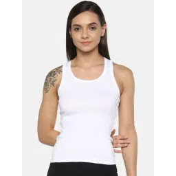 Leading Lady White Cotton Non-Padded Camisole-picture-19