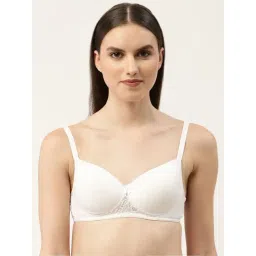 Leading Lady White Full Coverage T-Shirt Bra-picture-40