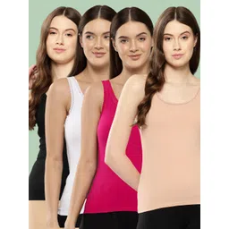 leading lady Women Black, Beige, White, Maroon Camisole-picture-11