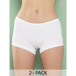 Leading Lady Women Pack of 2 Assorted Boy Shorts Joyi-MG-WH-2-picture-13