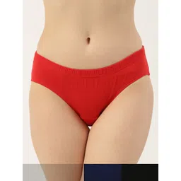 Leading Lady Women Pack of 3 Solid Mid-Rise Hipster Briefs HIP-9029-3-picture-20