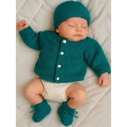 LeafBird Infant Pack Of 4 Pure Wool Baby Apparel Gift Set-picture-50