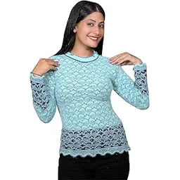 leafbird Kuku Hosiery Desinger Woolen Sweater for Adult Girls and Women | Pullover top | Woolen Pullover-picture-17