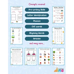 learningdino LKG English Practice Worksheets Pack-picture-10