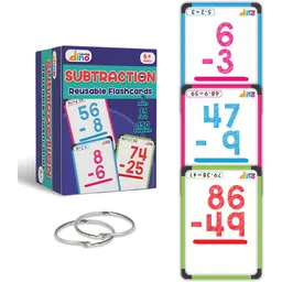 learningdino Math Flash Cards for Subtraction - 1st Grade, 2nd Grade, 3rd Grade Math-picture-10