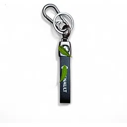 Leather Keychain Compatible with Renault Kwid | Duster | Kiger Scratch-Free Design for Car Keys-picture-12