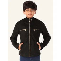 Leather Retail Boys Suede Biker Jacket-picture-15