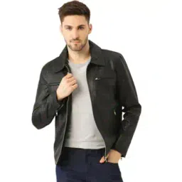 leather retail Men Bikers Jacket-picture-37