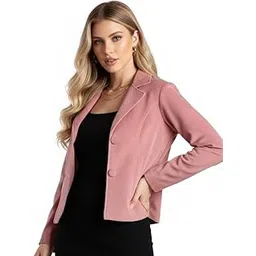 leather retail Women’s Pink Jacket-picture-36