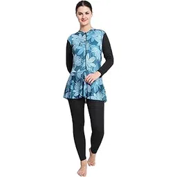 LEBAMI Women Full Length Padded One Piece Swimming Costume | Swimsuit Set for Women-picture-18