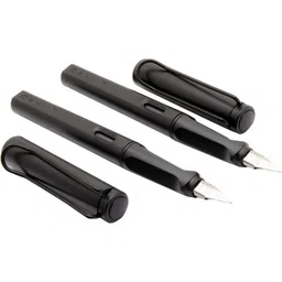ledos Set Of 2 Charcoal Black Fine Nib Fountain Pen-picture-23