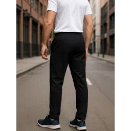 LEE BONEE Men Black Dri Fit Track Pant image 4