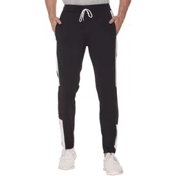 LEE BONEE Men Navy Blue Dri Fit Solid Training or Gym Polyester Track Pant-picture-25