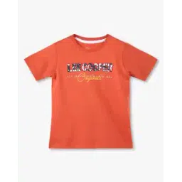 lee cooper Boys Brand Print Regular Fit Crew-Neck T-Shirt-picture-30