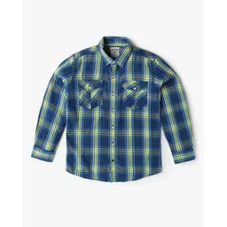 lee cooper Boys Checked Relaxed Fit Shirt-picture-12