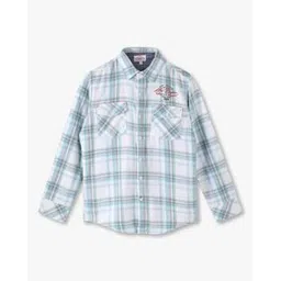 lee cooper Boys Checked Slim Fit Shirt-picture-19