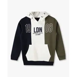 lee cooper Boys Colourblock Regular Fit Hoodie-picture-10