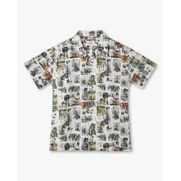 lee cooper Boys Graphic Print Relaxed Fit Shirt-picture-17