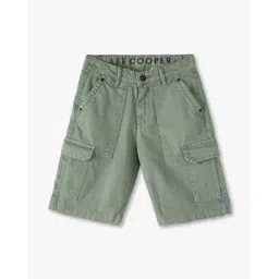 lee cooper Boys Regular Fit Cargo Shorts with Insert Pockets-picture-31