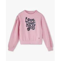lee cooper Girls Printed Relaxed Fit Sweatshirt-picture-50