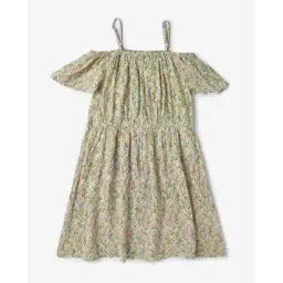 lee cooper Leaf Print Fit & Flare Dress-picture-11