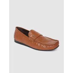 Lee Cooper Men Brown Leather Loafers-picture-25