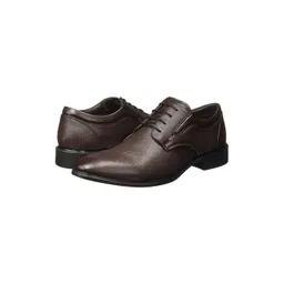 Lee Cooper Men Brown Solid Leather Derbys Formal Shoes-image-48