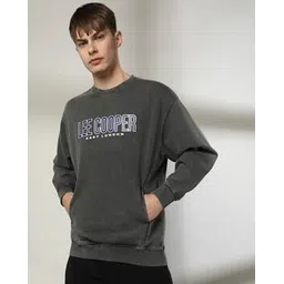 lee cooper Men Logo Print Relaxed Fit Sweatshirt-picture-45