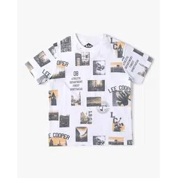 lee cooper Printed Crew-Neck T-Shirt-picture-46