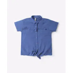 lee cooper Slim Fit Shirt with Knot Accent-picture-36