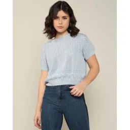 lee cooper Women Textured Regular Fit Top-picture-17