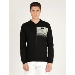 Lee Black Full Sleeves Mandarin Collar Sweatshirt-picture-46