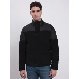 Lee Black Regular Fit Mock Collar Jacket-picture-25