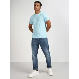 Lee Blue Cotton Slim Fit Jeans image 5