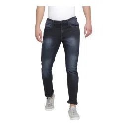 Lee Blue Straight Fit Lightly Washed Jeans-picture-23