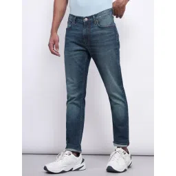 Lee Bruce Blue Skinny Fit Lightly Washed Jeans-picture-34