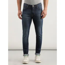 Lee Bruce Blue Skinny Fit Lightly Washed Jeans-picture-43