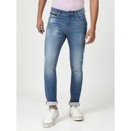 Lee Dark Indigo Cotton Skinny Fit Jeans-picture-15