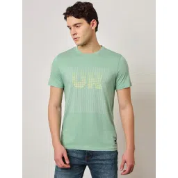 Lee Green Slim Fit Graphic Print Crew T-Shirt-picture-25
