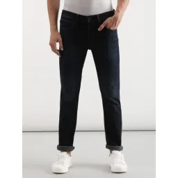 Lee Indigo Blue Cotton Slim Fit Jeans image 1