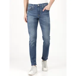Lee Men Blue Anton Relaxed Fit Heavy Fade Stretchable Jeans-picture-12