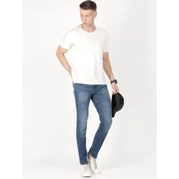 Lee Men Blue Anton Relaxed Fit Heavy Fade Stretchable Jeans image 5