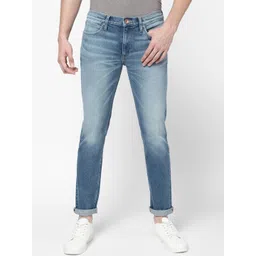 Lee Men Blue Slim Fit Light Fade Stretchable Jeans-picture-12