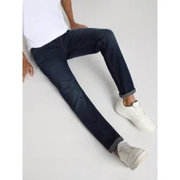 lee Men Slim Mid Rise Dark Blue Jeans-picture-16
