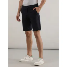 Lee Navy Cotton Slim Fit Shorts image 3
